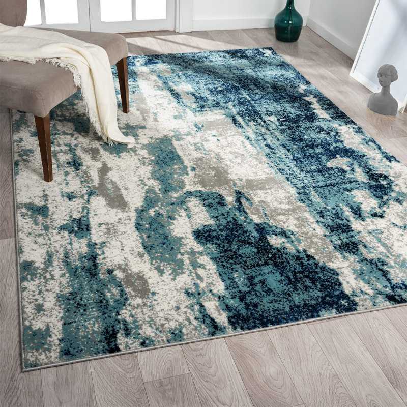 Elkmont Abstract Indoor Rug, Rectangle 2' x 3'