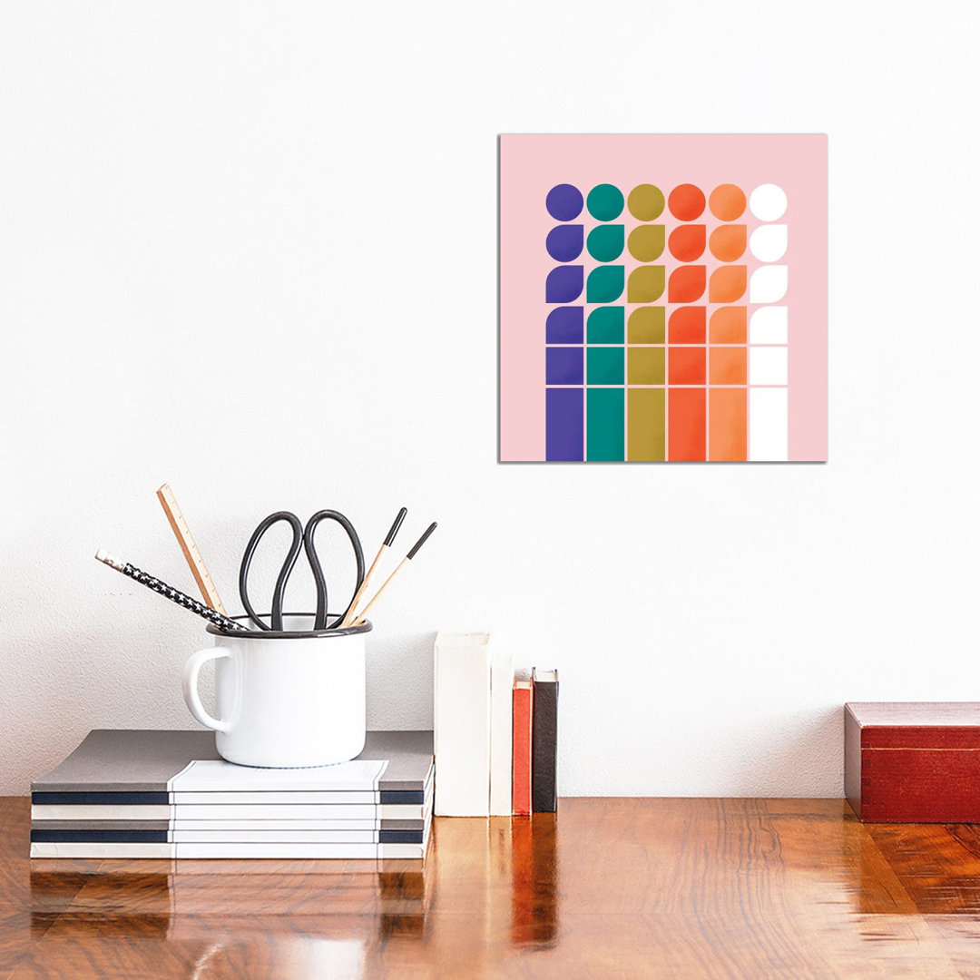 Colorful Changing Shapes von Show Me Mars - Gallery-Wrapped Canvas Giclée on Canvas