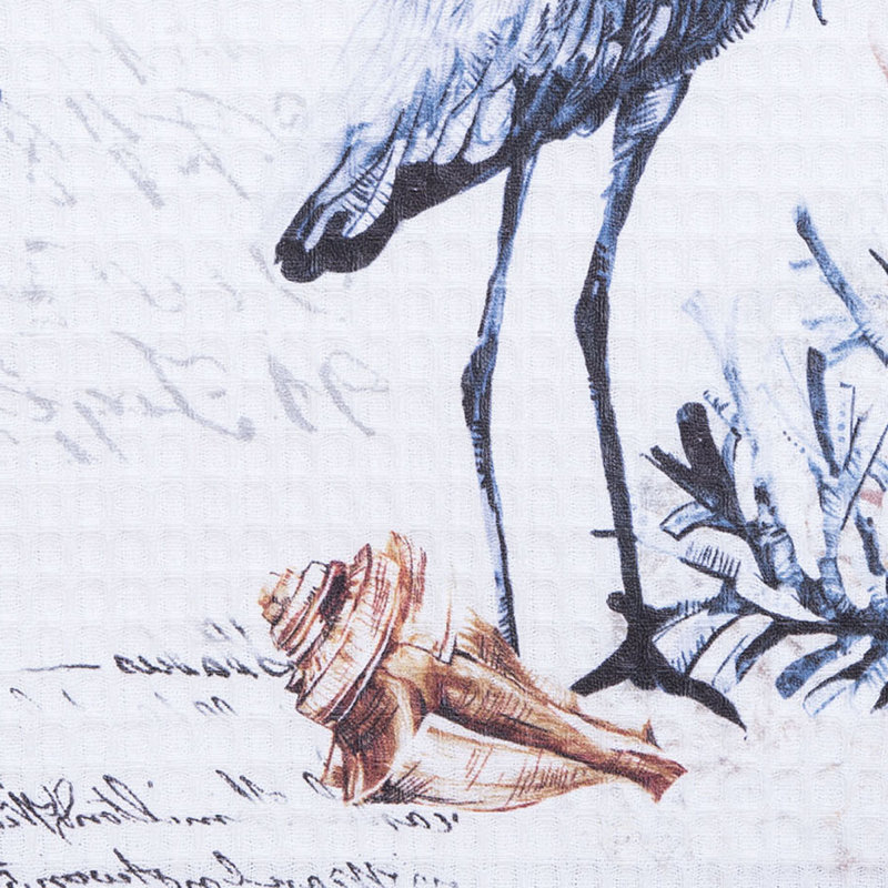 Serviette de cuisine et salle de bain à motif héron, 68,5 x 45,7 cm