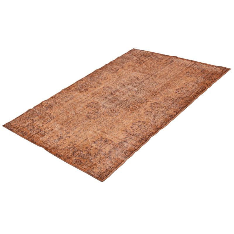 Tapis brun à transition de couleur 5 pi 7 po x 9 pi 4 po