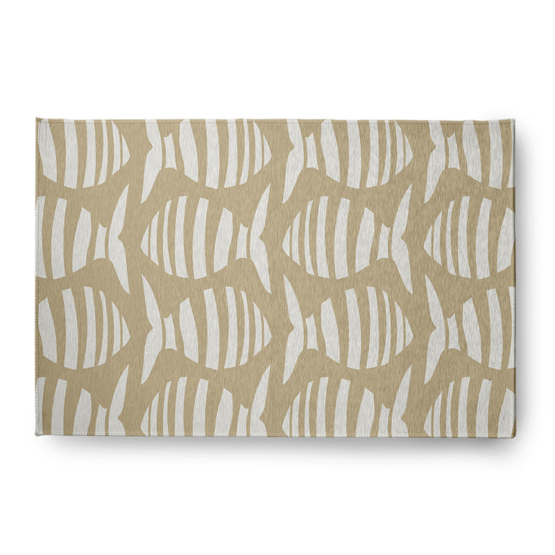 Marenisco Chenille Animal Print Indoor Rug, Rectangle 4' x 6'