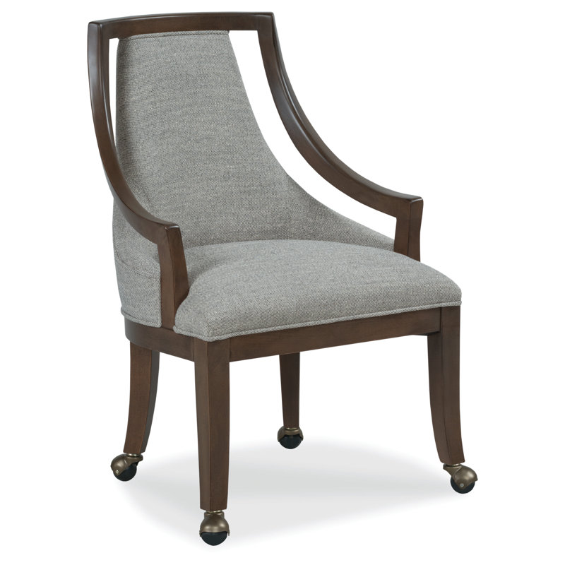 Fauteuil l 24 po Palmer, Polyester vison 9953, Gris anthracite