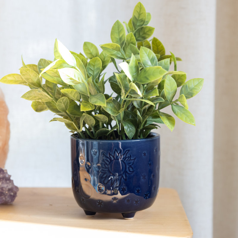 Plante artificielle 8 po Tealeaf en pot