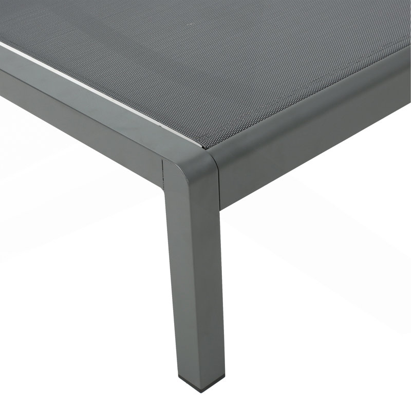 Chaise Lounge Grey, Dark Gray
