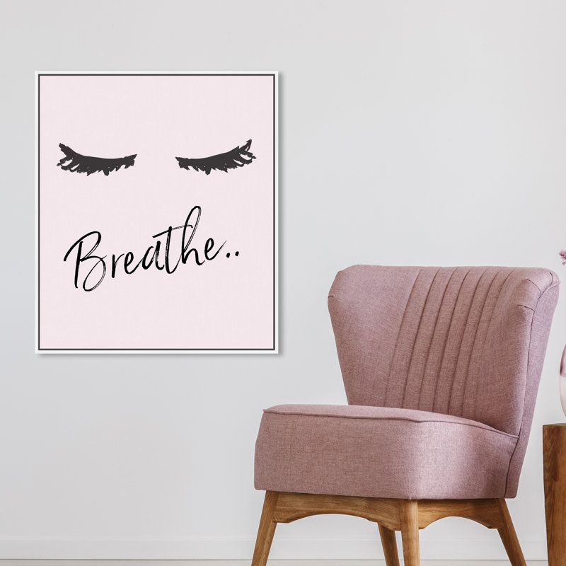 Breathe - reproduction d'art, Toile blanche encadrée