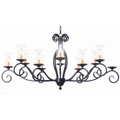 Lustre 12 lumières à abat-jour classique / traditionnel Firenze