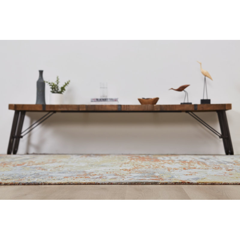 Bergeman Wool Abstract Indoor Rug, Rectangle 7'6" x 9'6"