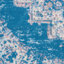 Tapis oriental bleu / ivoire Burnie-464625465