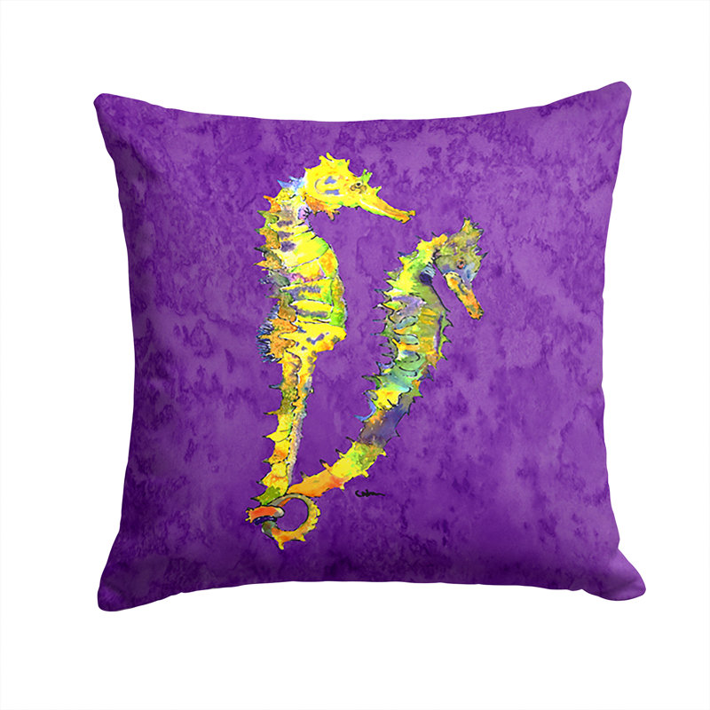 Coussin décoratif intérieur/extérieur hippocampe