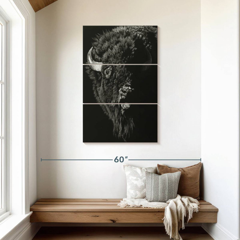 Brampt Wild Scratchboard II, 45" H x 28" W
