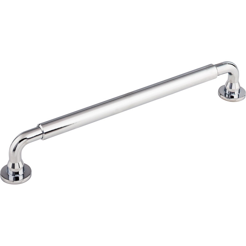 Lily Bar Pull, Polished Chrome, 7 9/16" Center to Center