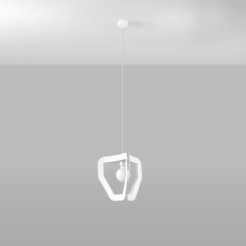 Binoche 1 - Light Single Pendant, Biały