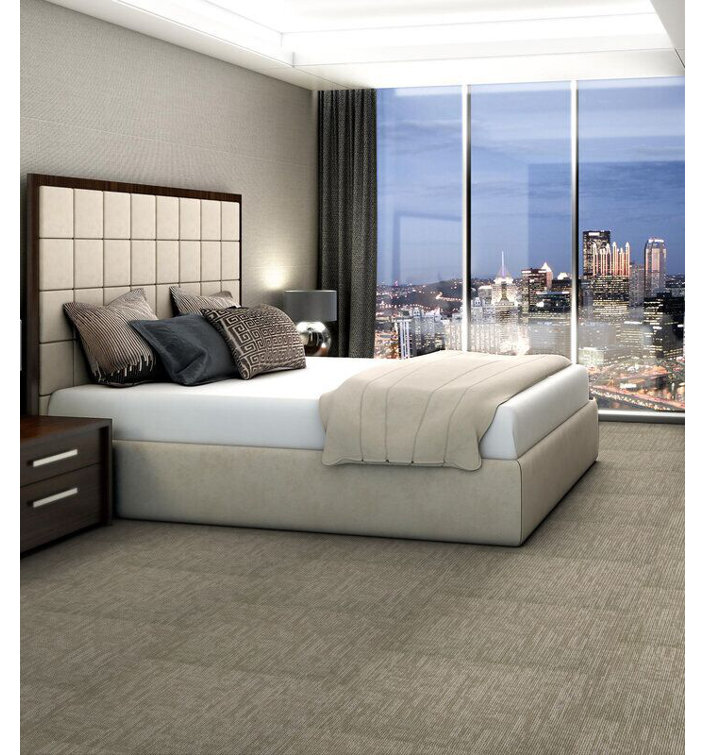 Apollo 24-in x 24-in Multi-Level Loop Adhesive Carpet Tile (48-sq ft)