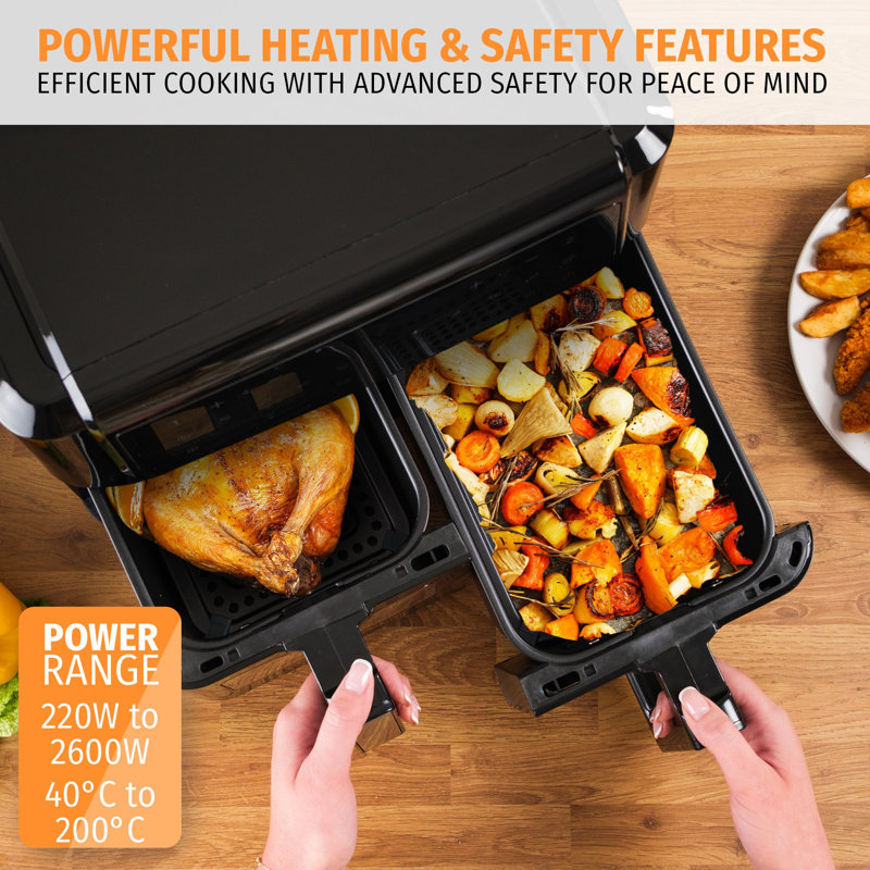 Nyxi 9L Dual Air Fryer Air Fryer