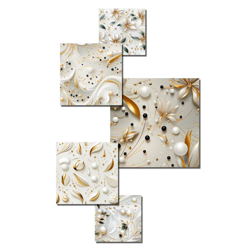 Rooney - Floral Wall Art Set Of 5