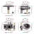 Gateshead 35.8'' H Cat Tree Condos and Scratching Posts Included, with Platform and Basket-1160670464