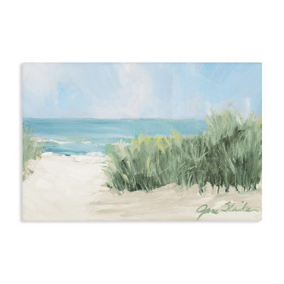 Toile apaisante à la plage, design par Jane Slivka