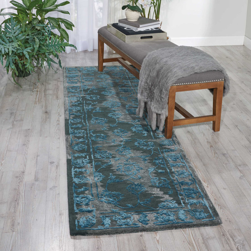 Lennear Wool Oriental Indoor Rug, Runner 2'3" x 8'