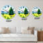 Horloge murale «The Field With The Beautiful Tree»-1274148018