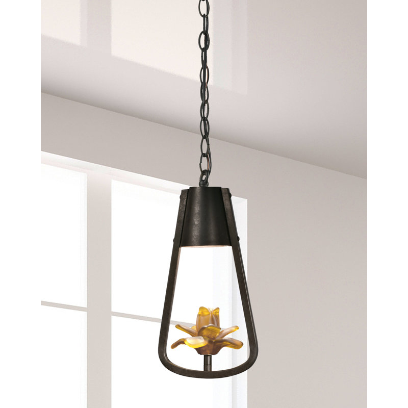 Luminaire suspendu en verre à DEL Jeeves