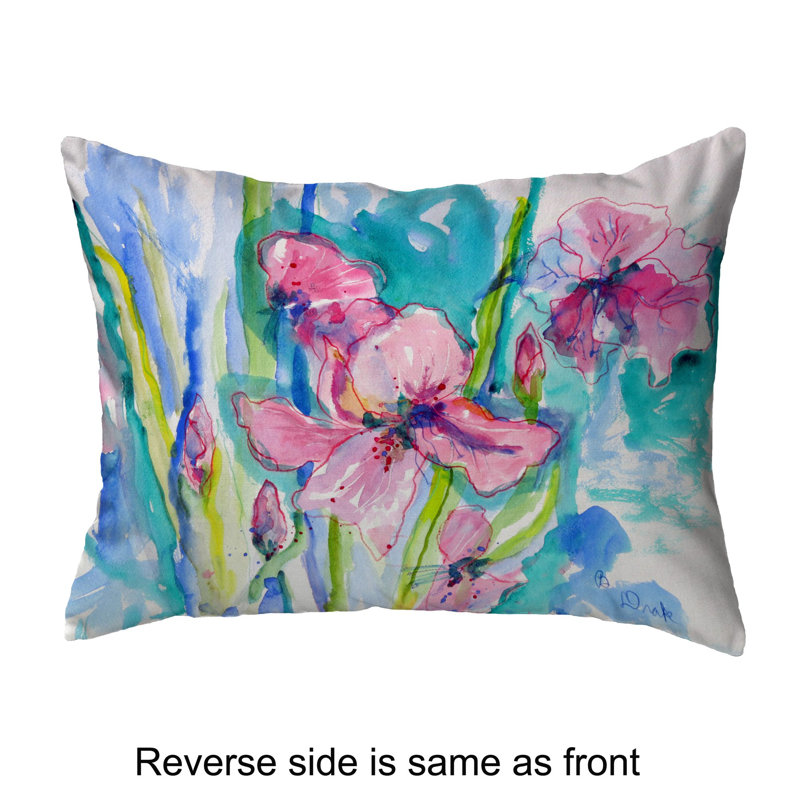 Outdoor Reversible Throw Pillow