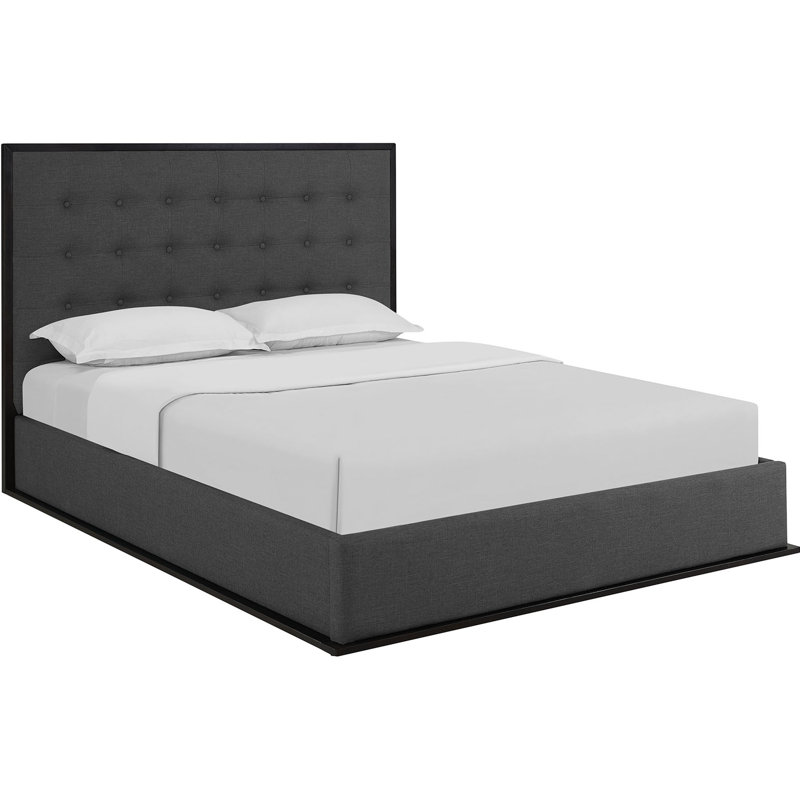 Modway Madeline Upholstered Bed, Smoke