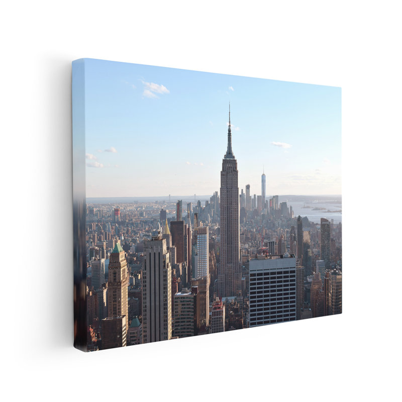 New York City Skyline, Unframed, Canvas, 11"H x 14"W