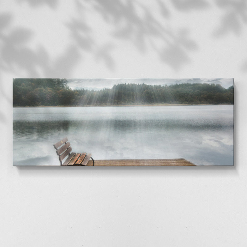 One Moment in Time - Toile tendue avec châssis - Prêt à accrocher, H 12 po x l 30 po
