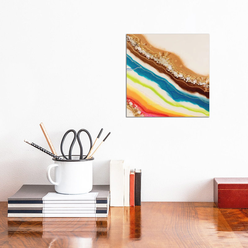 Perfume De Sirena I - Wrapped Canvas Painting, 30.48 cm H x 30.48 cm W