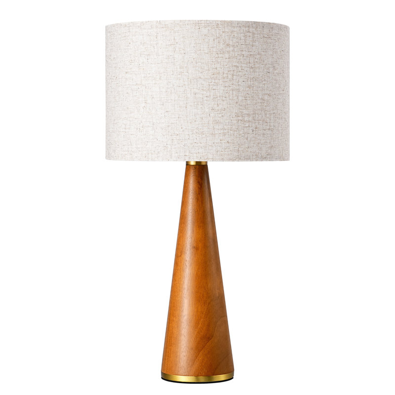 Solid Wood Base Table Lamp