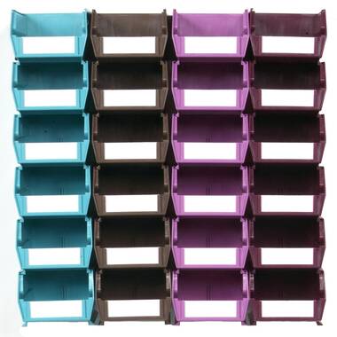 Stalwart Small Parts Organizer with Plastic Storage Bins - Steel Rack with  Removable Drawers Garage & Reviews