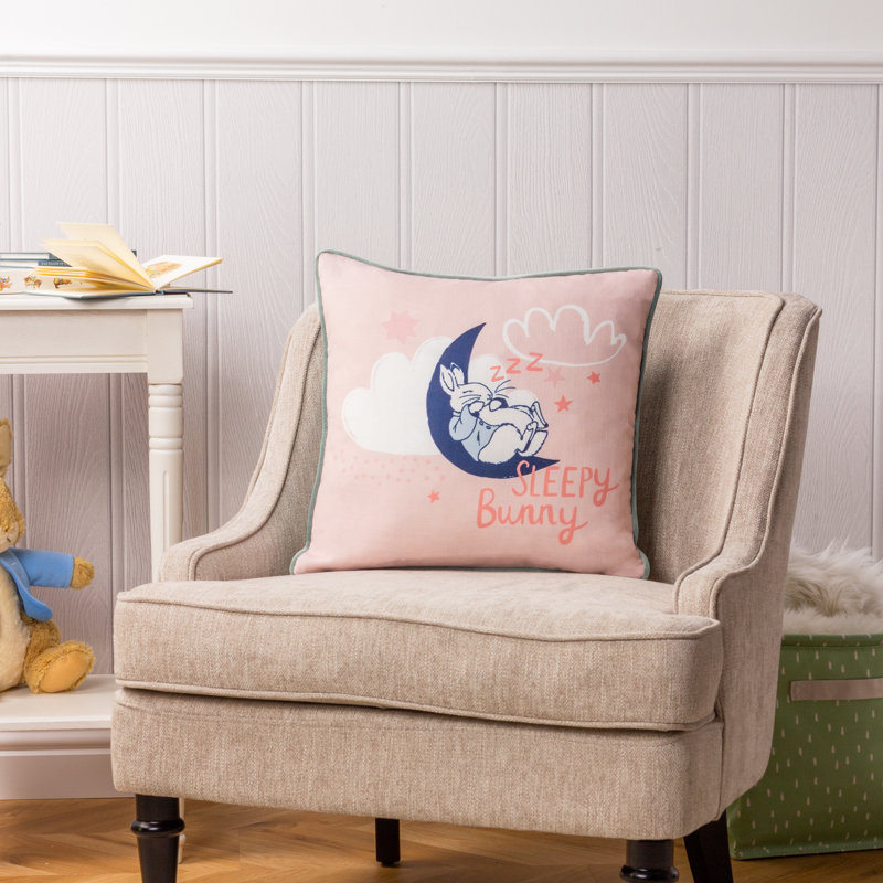 Peter Feathers Square Scatter Cushion Cushion With Filling, Pink
