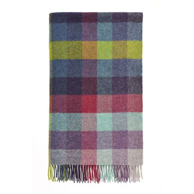 Jeté en laine Shetland