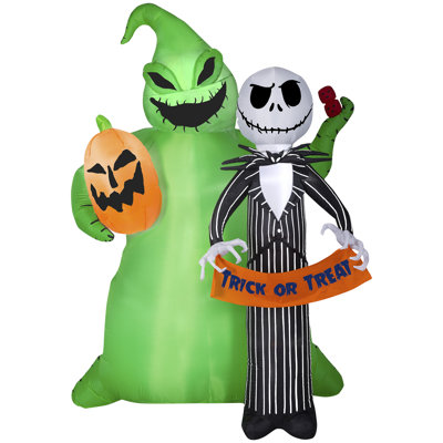 78" Jack Skellington and Oogie Boogie