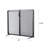 Modern Ember Aalto Mesh Fireplace Screen | Functional Doors | Heavy-Duty Steel Frame-104201532