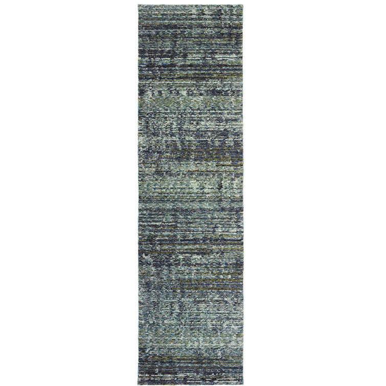 Bobby Power Loom Blue/Gray Rug