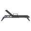 Genelda 28'' Outdoor Powder Coated Aluminum Chaise Lounge-1566975951