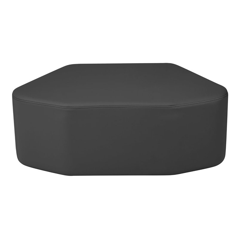 Ensemble de repose-pieds hexagonal à siège sec avec pétales Pro Series de 12 po Pro Series - tableau blanc / noir
