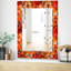 Style disco avec mode rond et cercles et miroir mural contemporain-40098217