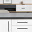 Paquet de 30 poignées et poignées d'armoire noir mat de 10 pouces, quincaillerie d'armoire de cuisine solide avec des centres de trous de 254 mm, durable et facile à installer-125002892