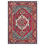 Tapis oriental rouge vif Llelend-1013885204