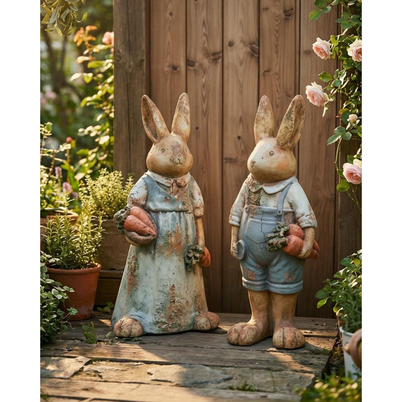 Animals Ceramic / Porcelain Garden Statue