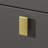 3-Drawer Modern Nightstand With Metal Legs-2079263307