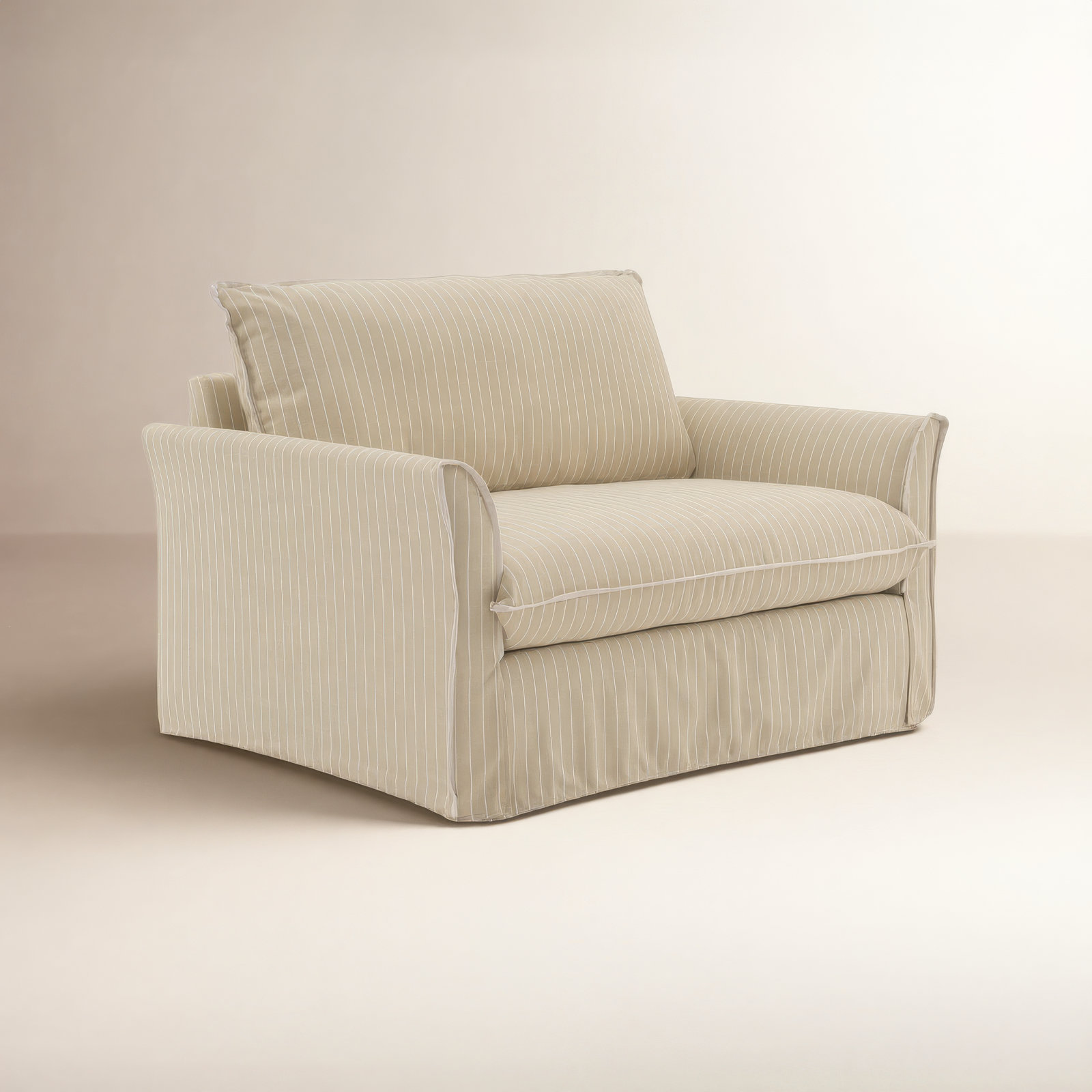 Erin & Ben Co. Upholstered Accent Chair, Beige