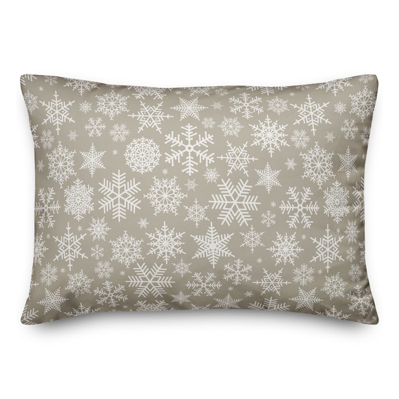  Coussin Snowflake, Polyester/ Bourre en polyester