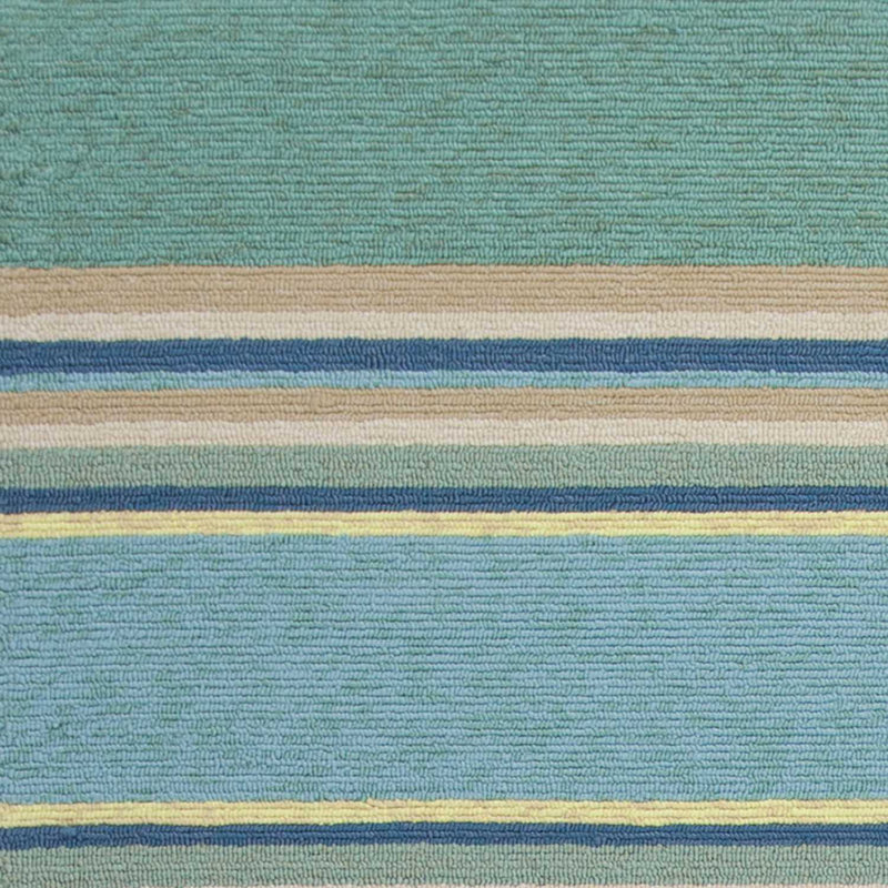 Tapis bleu océan intérieur / extérieur Alxavier
