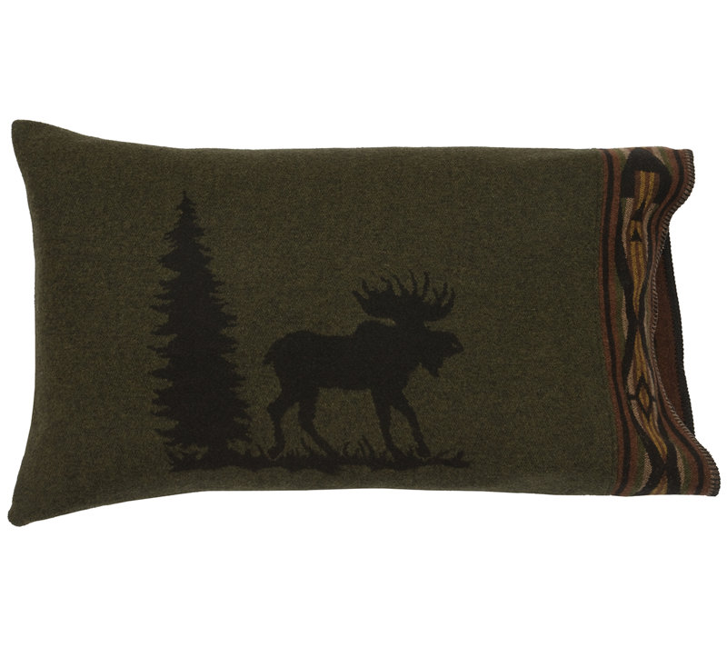 Couvre-oreiller Wooded River Moose, Très grand