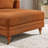 Upholstered Chaise Lounge With Adjustable Backrest-985554647