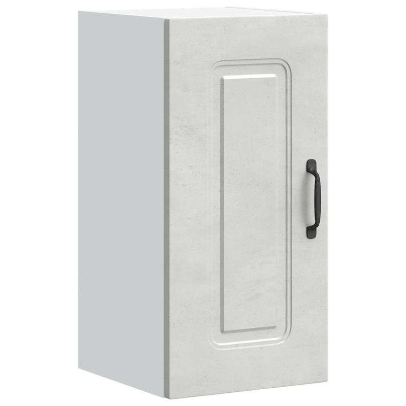 Kitchen Wall Cabinet Kalmar Engineered Wood, Concrete Grey