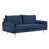 Velours bleu foncé